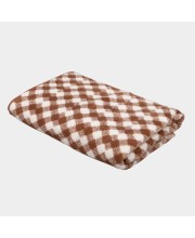 Home Beautiful 200 GSM Brown Microfiber Bath Towel - (M3100)