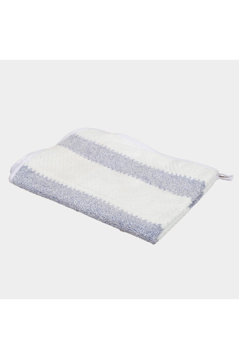 Home Beautiful 250 GSM Blue Microfiber Hand Towel - (M3192)