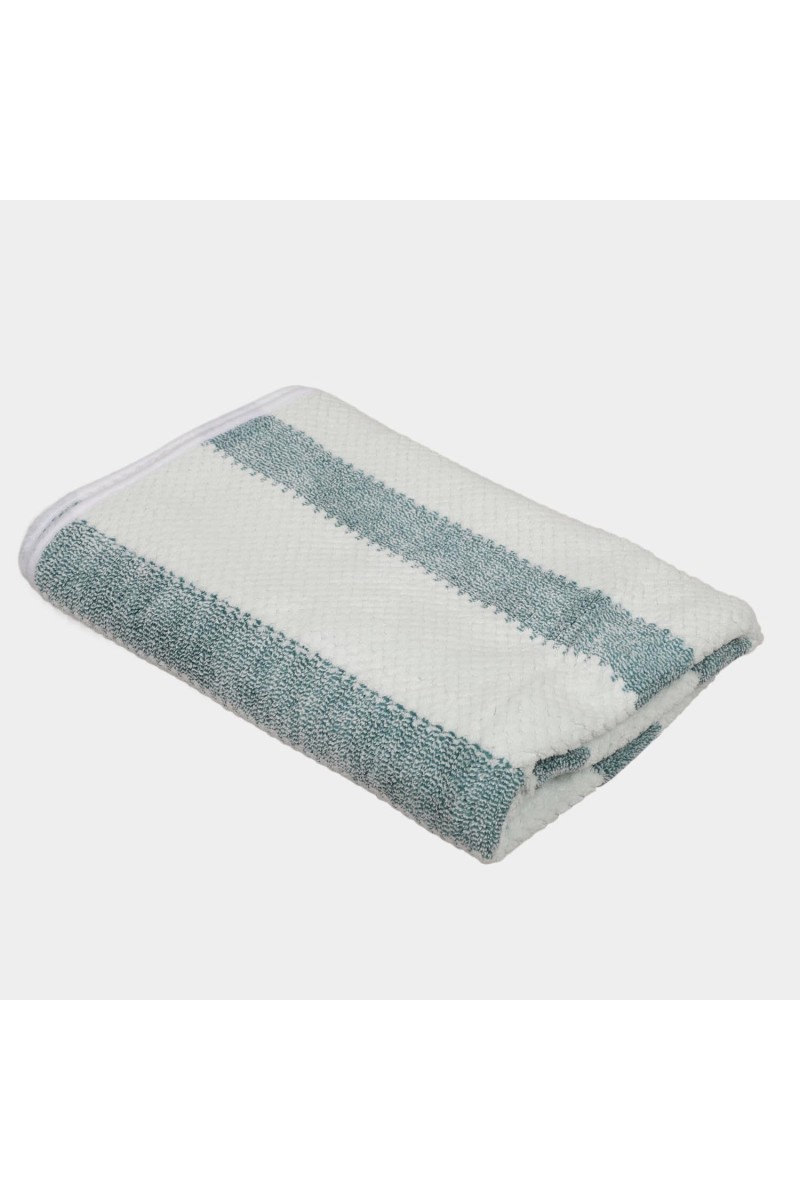 270 GSM Green Microfiber Bath Towel - (M3198)
