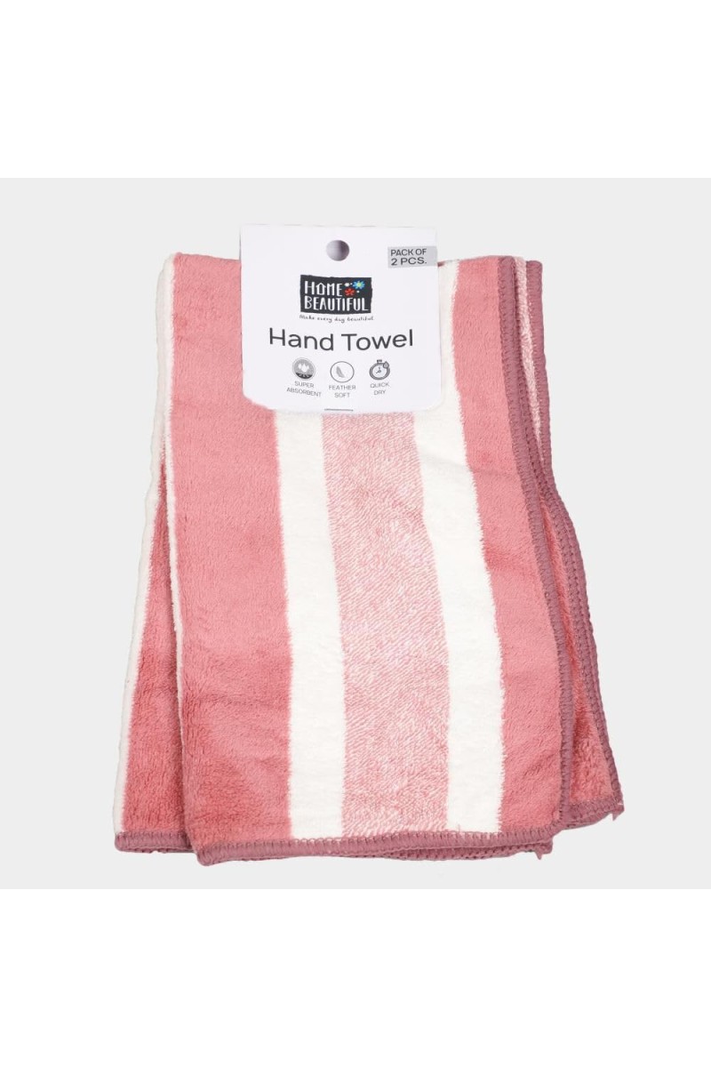 Home Beautiful 250 GSM Maroon Polymide Hand Towel - (M3088)
