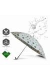 Umbrella For Rain Polka Dot Design, Windproof – Lightweight, Stylish With Power Botten.