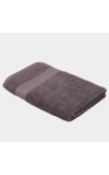 Home Beautiful 370 GSM Dark Grey Cotton Bath Towel - (M3159)