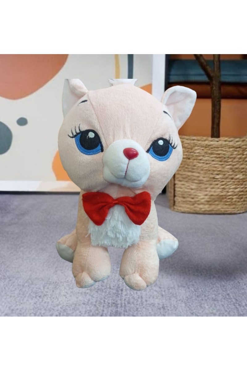Soft Cat Teddy Plush – Ultra-Soft Stuffed Animal Toy, Cuddly Kitten Pillow for Kids, Toddlers & Cat Lovers