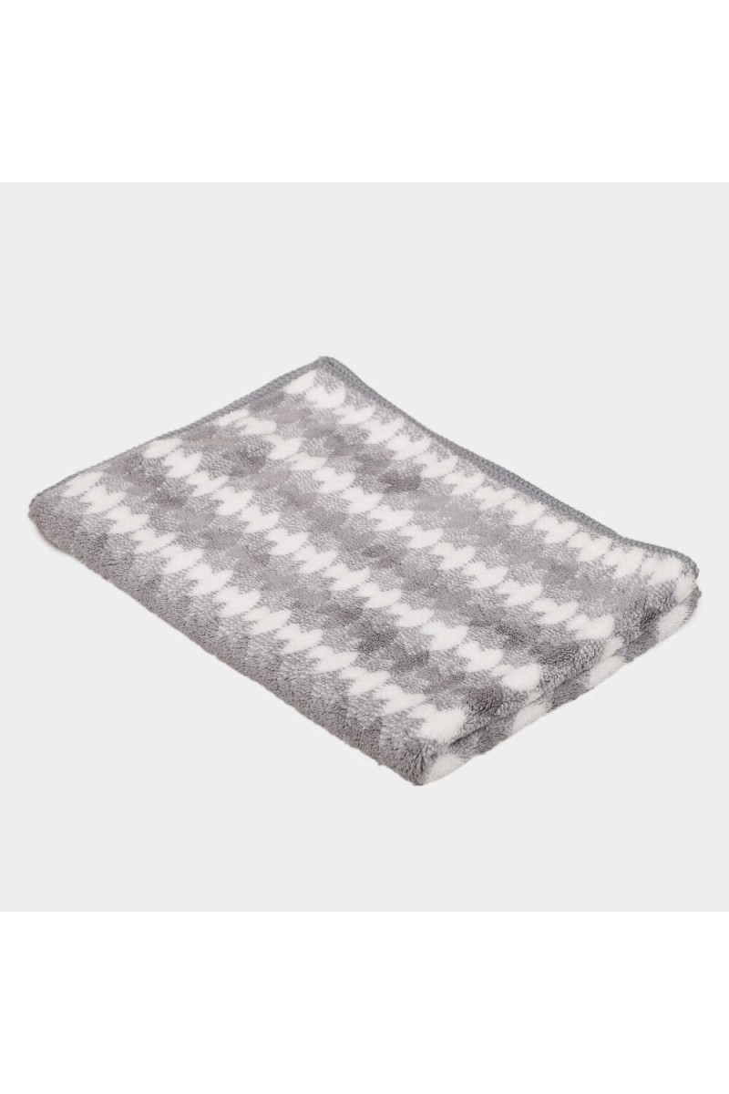 Home Beautiful 210 GSM Grey Microfiber Hand Towel - (M3146)