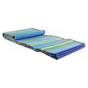 Hitech Sales Multipurpose Foldable Plastic Mat (Chatai) Stain Resistant, Ideal for Picnics, Beaches, Outings, and Camping (3x6 Feet Rectangular Travel Mat