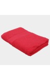 Home Beautiful 250 GSM Red Cotton Bath Towel - (M3133)