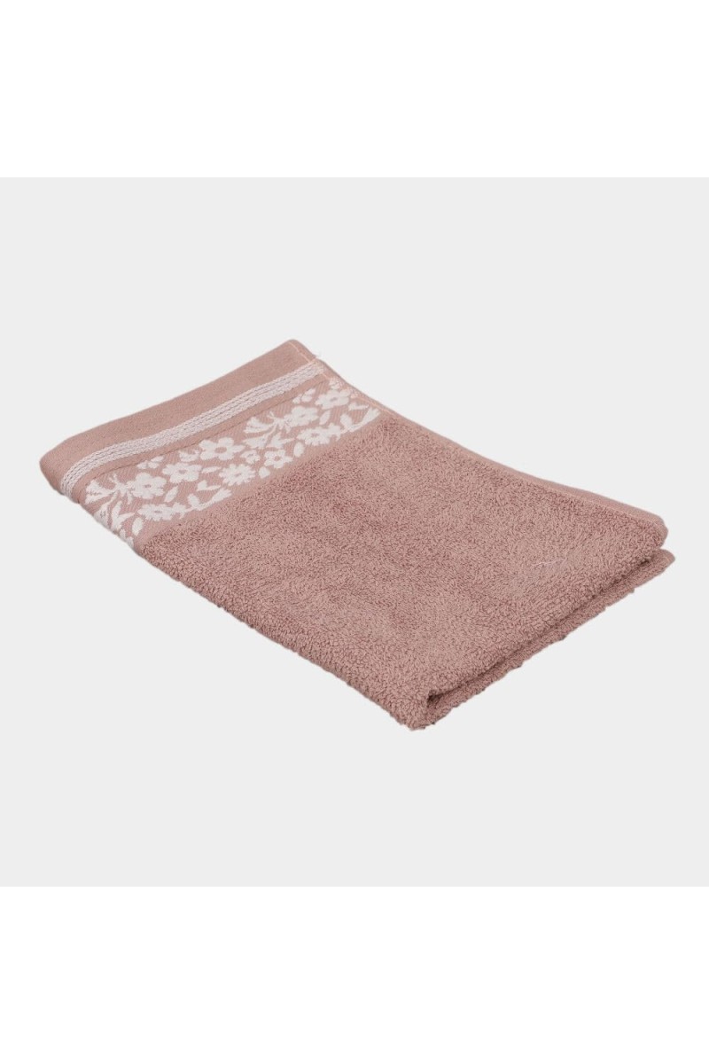 Home Beautiful 400 GSM Pink Cotton Hand Towel - (M3148)