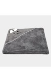 Home Beautiful 280 GSM Dark Grey Microfiber Baby Towel - (M3292)