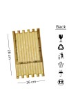 HiTechMart Handcrafted Bamboo Design Wall Key Holder with Storage – Hanging Organizer for Keys, and Essentials
