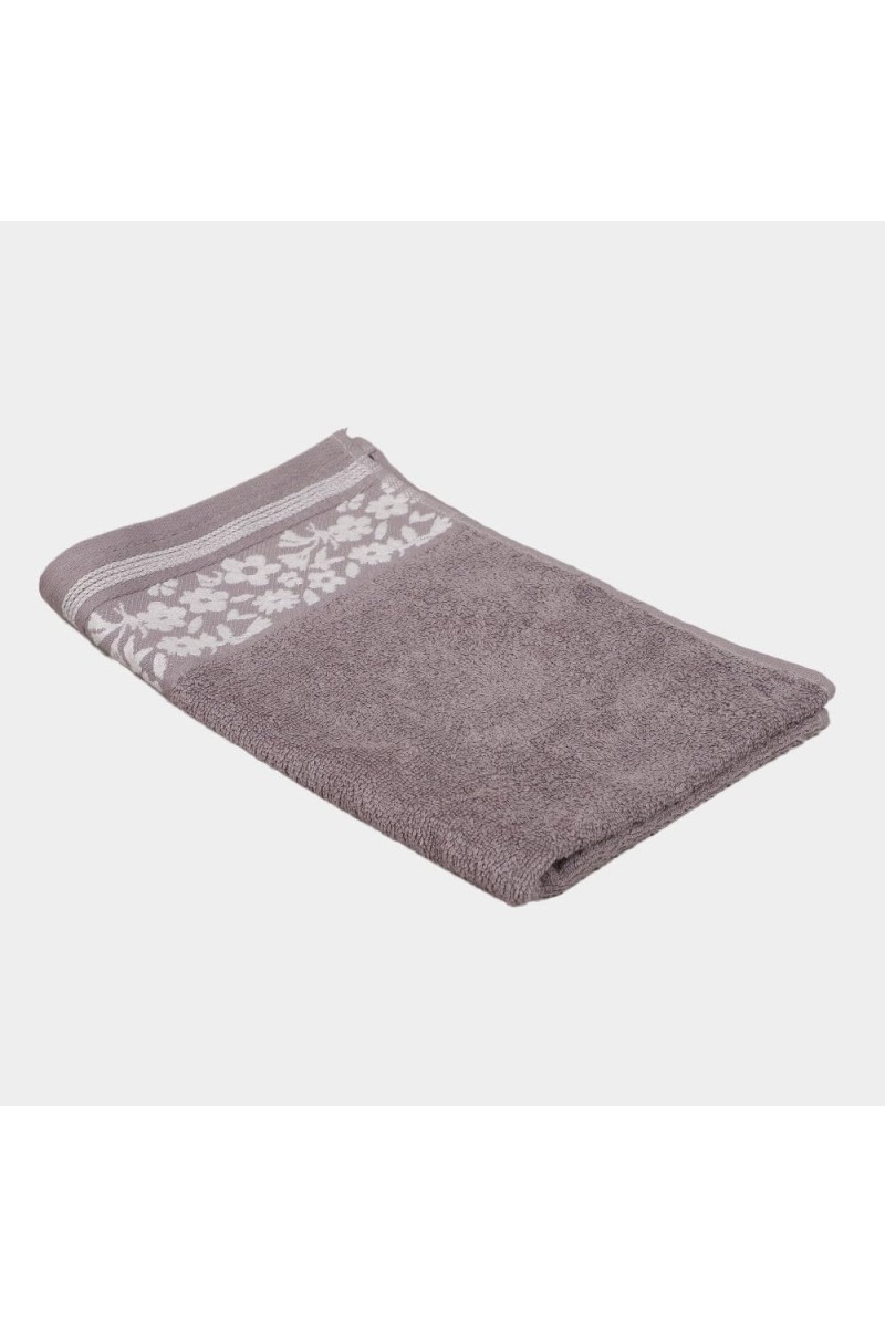 Home Beautiful 400 GSM Grey Cotton Hand Towel - (M3151)