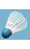 Hi Tech Sales Durable Plastic Shuttlecock for Badminton Indoor & Outdoor Sports Use (Pack of 12)