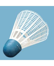 Hi Tech Sales Durable Plastic Shuttlecock for Badminton Indoor & Outdoor Sports Use (Pack of 12)