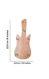 Wooden Guitar Shape Key Holder – Wall Mounted Decorative Key Hanger & Showpiece for Home Décor