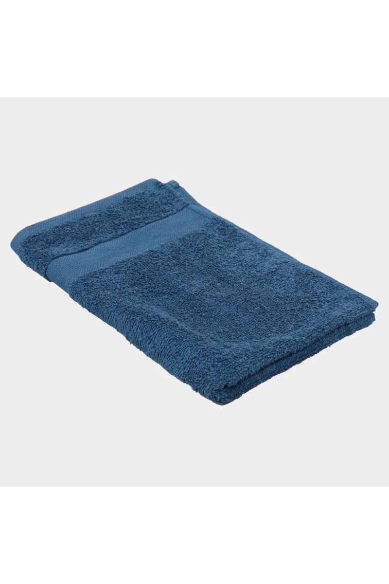 Home Beautiful 400 GSM Blue Cotton Hand Towel - (M3260)