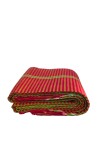 Cotton Gamcha Traditional for Everyone – Traditional Striped gamcha | Soft, Absorbent & Quick Dry Bath gamcha Checkered Design (Green & Red)