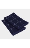 Home Beautiful 330 GSM Navy Blue Cotton Hand Towel - (M3153)
