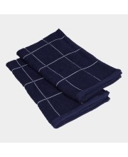 Home Beautiful 330 GSM Navy Blue Cotton Hand Towel - (M3153)