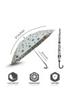 Umbrella For Rain Polka Dot Design, Windproof – Lightweight, Stylish With Power Botten.