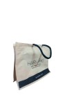 Jute Tote Bag – Reusable Eco-Friendly Shopping Bag with Soft Cotton Handles – Durable Large Burlap Tote for Groceries, Work, Beach, or Daily Use – Stylish Natural Fiber Bag
