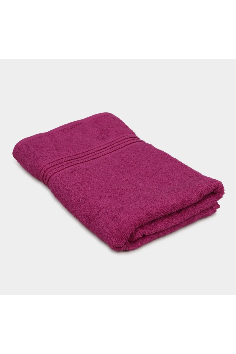 Home Beautiful 450 GSM Wine Cotton Bath Towel - (M3251)