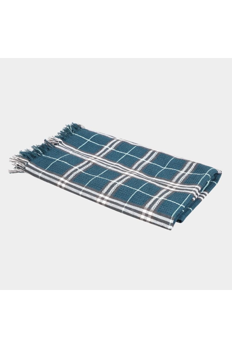 Home Beautiful 110 GSM Teal Blue Cotton Bath Towel - (M3278)