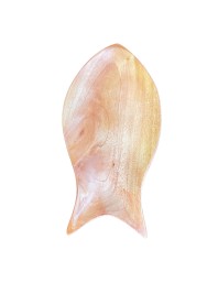 Fish Shaped Wooden Serving Tray Platter Rustic Kitchen Decor Tableware 9.5/5.5 inch