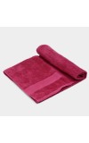 Home Beautiful 400 GSM Maroon Cotton Bath Towel - (M3271)