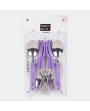 Stainless Steel Dessert Spoon Set of 6, 1 8 cm Length (Pack of 6)