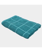 Home Beautiful 330 GSM Teal Blue Cotton Bath Towel - (M3095)
