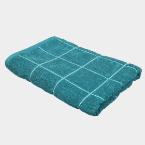 Home Beautiful 330 GSM Teal Blue Cotton Bath Towel - (M3095)