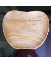 Wood Handcrafted Mango and Shape Serving Tray/Plate Rustic Decorative Tableware Organizer Decorative Wooden Fruit Dish Rustic Decor Pack of 1