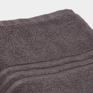 Home Beautiful 300 GSM Dark Grey Microfiber Bath Towel - (M3233)