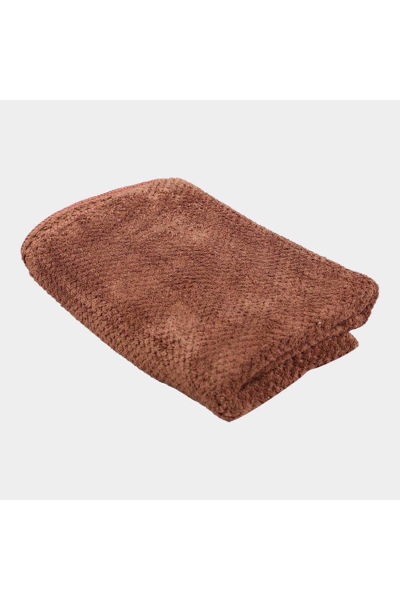 Home Beautiful 270 GSM Brown Microfiber Baby Towel - (M3036)