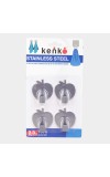 Steel Hook Set of 4(Pack of 4)