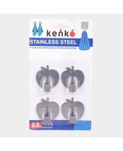 Steel Hook Set of 4(Pack of 4)