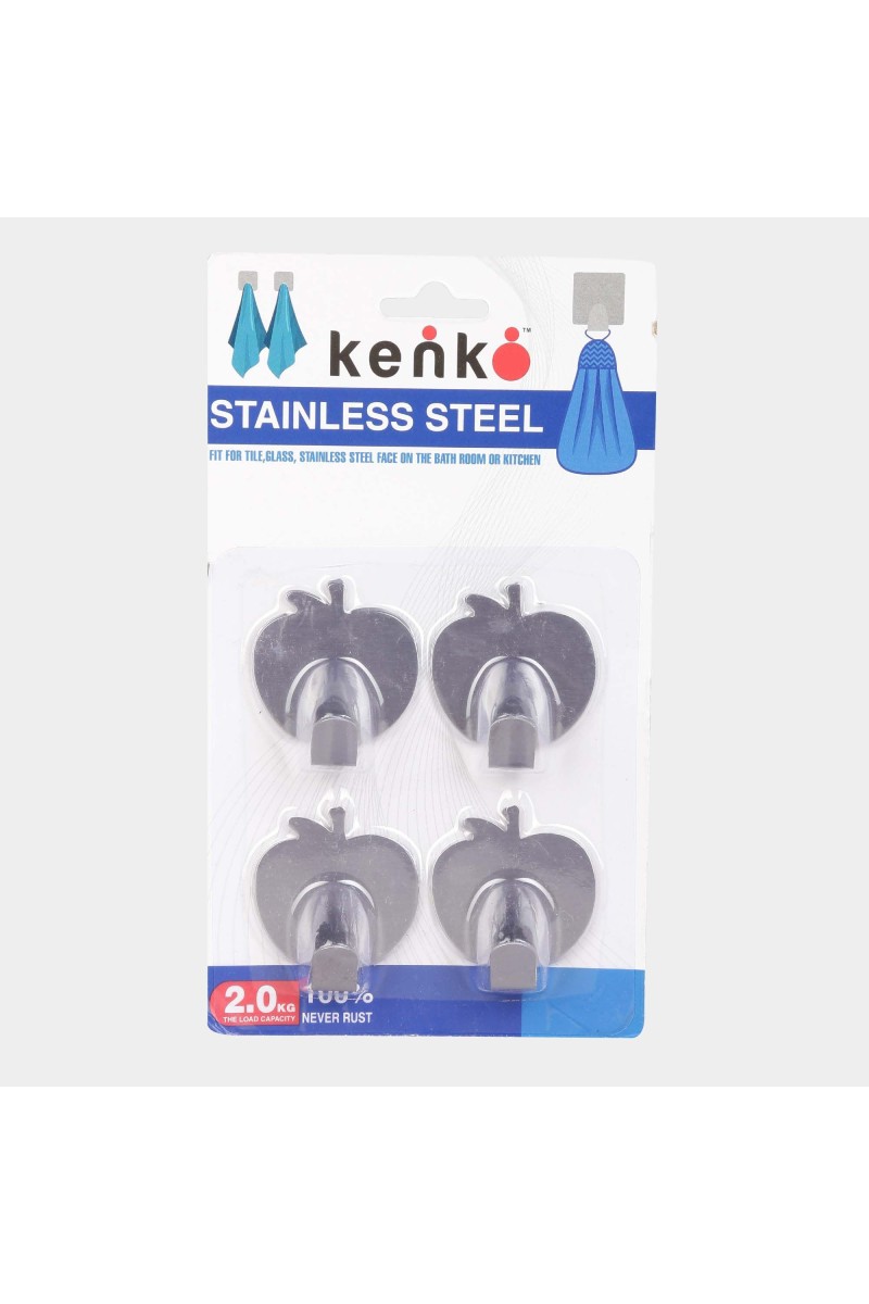 Steel Hook Set of 4(Pack of 4)