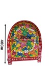 Handicrafts Bamboo Kulo Tray – Yellow Color Handmade & Hand-Painted Bamboo Soop/Basket for Puja, Home Decor, Storage & Gifting বাঁশের কুলো (13 x 18 inch)