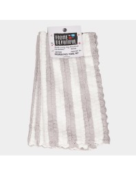 Home Beautiful 225 GSM Grey Microfiber Face Towel - (M3208)