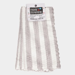 Home Beautiful 225 GSM Grey Microfiber Face Towel - (M3208) Home Beautiful 225 GSM Grey Microfiber Face Towel - (M3208)