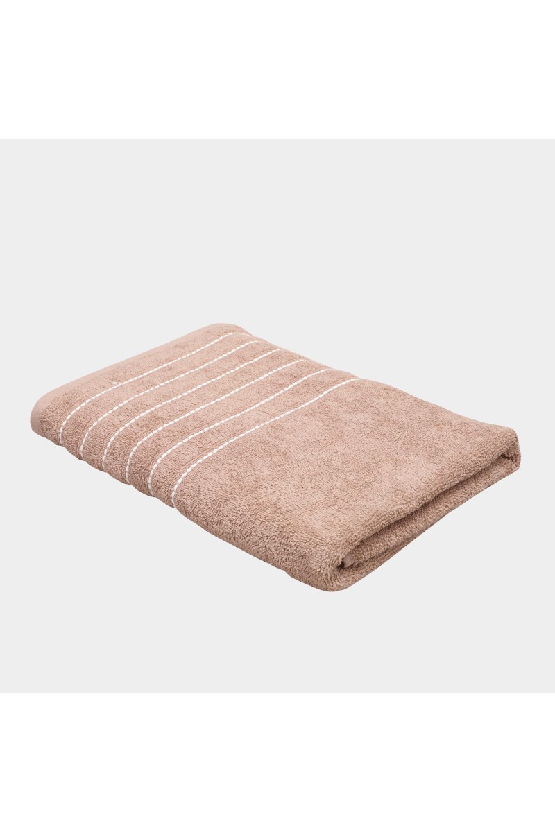 Home Beautiful 420 GSM Brown Cotton Bath Towel - (M3179)