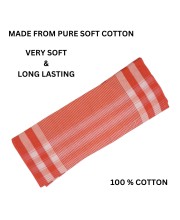 Vibrant Orange Colour Gamcha | Soft, Absorbent Cotton Towel for Bath, Travel, and Everyday Use (1) Vibrant Orange Colour Gamcha | Soft, Absorbent Cotton Towel for Bath, Travel, and Everyday Use (1)