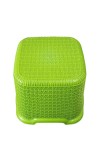 HiTechMart Durable Plastic Multipurpose Stool – Lightweight & Sturdy | Square Design with Anti-Slip Texture | Ideal for Home, Kitchen & Bathroom Use