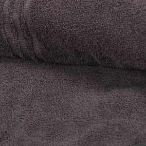 Home Beautiful 300 GSM Dark Grey Microfiber Bath Towel - (M3233)