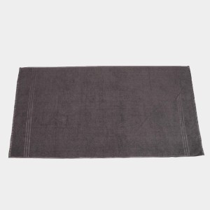 Home Beautiful 300 GSM Dark Grey Microfiber Bath Towel - (M3233)