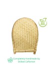 HiTechMart Bengal Handicrafts Bamboo Kulo Tray &ndash; Handmade & Hand-Painted Bamboo Soop/Basket for Puja, Home Decor, Storage & Gifting | Eco-Friendly Traditional Bengali Tray বাঁশের কুলো (13 x 17 inch)