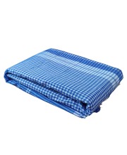 Traditional Blue Cotton Gamcha | Soft, Absorbent, and Lightweight Towel for Multipurpose Use – Ideal for Bath, Face, Travel & Gym (1)