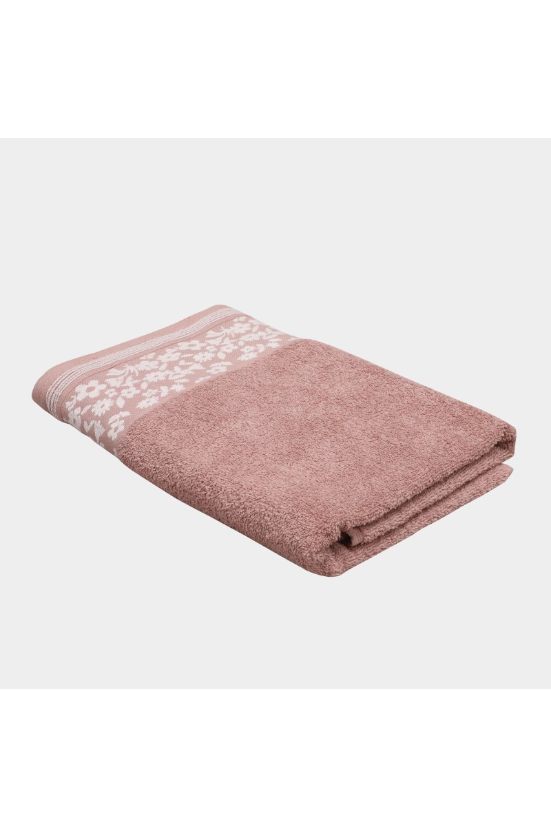 Home Beautiful 400 GSM Pink Cotton Bath Towel - (M3172)