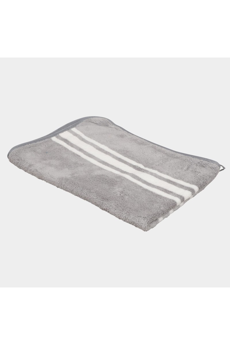 Home Beautiful 250 GSM Grey Microfiber Hand Towel - (M3182)