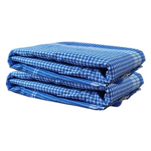 Traditional Blue Cotton Gamcha | Soft, Absorbent, and Lightweight Towel for Multipurpose Use – Ideal for Bath, Face, Travel & Gym (2)