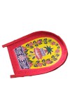 HiTechMart Bengal Handicrafts Bamboo Kulo Tray &ndash; Handmade & Hand-Painted Bamboo Soop/Basket for Puja, Home Decor, Storage & Gifting | Eco-Friendly Traditional Bengali Tray বাঁশের কুলো (13 x 17 inch)